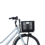 BASIL BICYCLE CRATE MIK 2.0 M 29.5L BLACK RECYCLED LOCKABLE