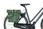 BASIL EVER-GREEN DOUBLE BAG, 28-38L, THYME GREEN