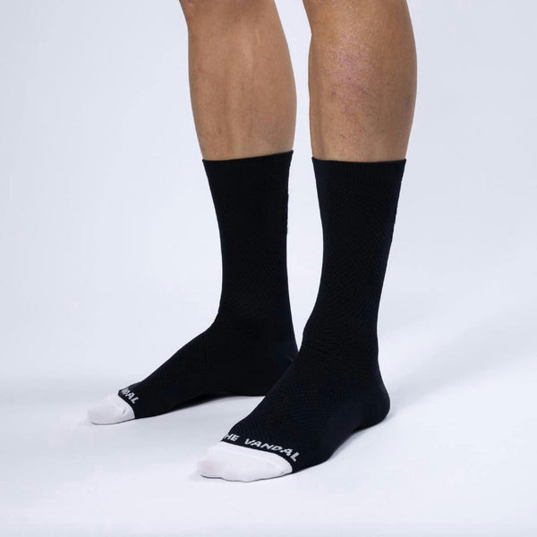 THE VANDAL PERFORMANCE SOCK ESSENTIAL BLACK 43-48