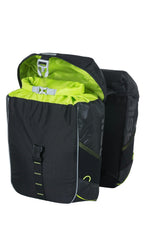 BASIL MILES DOUBLE BAG 34L BLACK LIME
