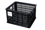 BASIL BICYCLE CRATE M 29.5L BLACK RECYCLED