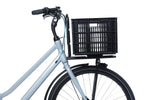 BASIL BICYCLE CRATE MIK 2.0 L 40L BLACK RECYCLED