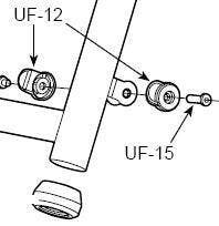 MINOURA PIVOT BOLT SET (SHORT)